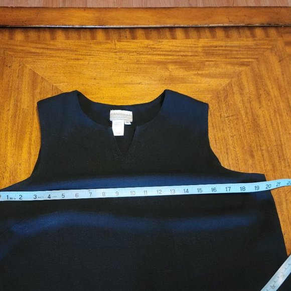 Coldwater Creek Black Pull-0n Shell - Picture 8 of 10